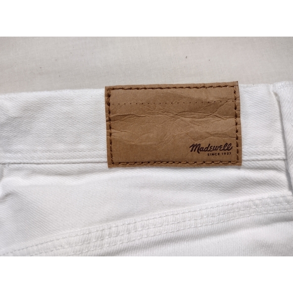 Madewell ankle zip crop white jeans size 27 - Picture 7 of 16